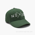 Custom gestickte Logo Green Baseball Cap